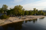 Beach in Hidropark, Kiev